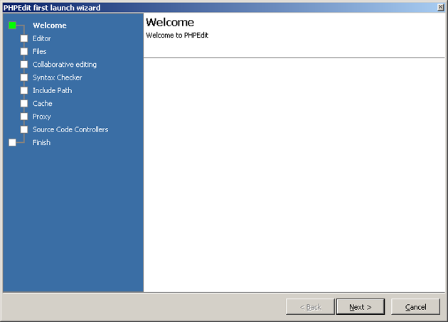 Le Wizard de configuration